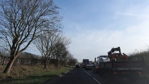 Drive Through Midlands Stock Footage 105196008