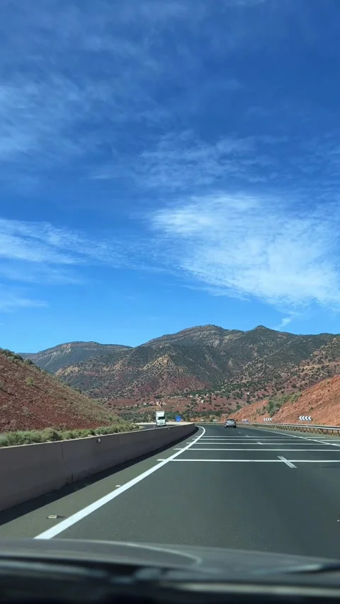 Drive Through the Mountains - Vertical Video for Social Media. Stock-Footage 303341870