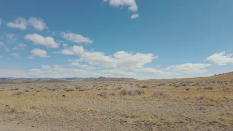 Drive through nevada desert Stock Footage 301020196