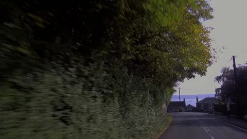 Drive through: North Queensferry. Stock Footage