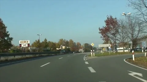 Drive Through Rosenheim, Germany, Upper Bavaria I Stockbeeldmateriaal 83965230
