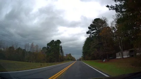 Drive through Savannah, TN Stock Footage 293263227