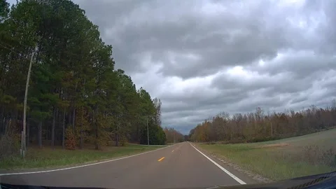 Drive through Savannah, TN Stock Footage 293264617