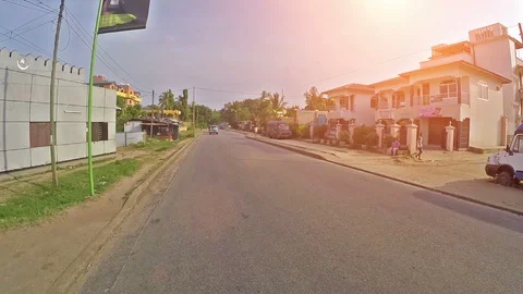 Drive through Stone town 库存影片 85667040