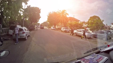 Drive through Stone town Vidéo 85670052