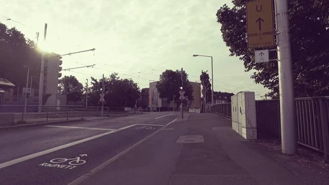 Drive through the streets Stock Footage 93893781