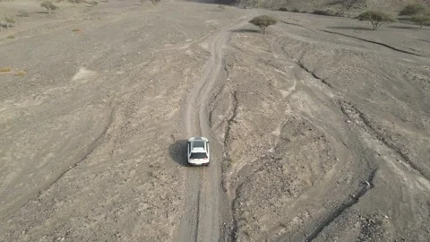 A drive through Wadi Ghub Stock Footage 156961564