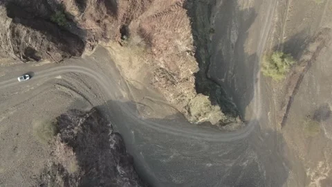 A drive through Wadi Ghub Stock Footage 156961654