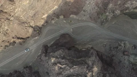 A drive through Wadi Ghub Stock Footage 156961809