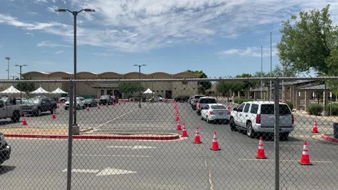 Drive Thru Coronavirus Testing Site Arizona Vidéo 135460859