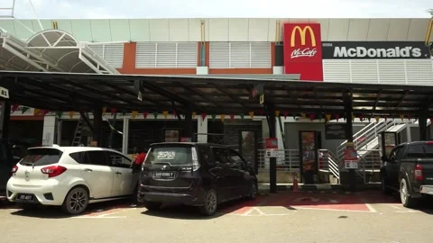 Drive thru order Video stock 163262482