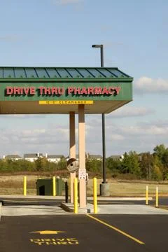 Drive Thru Pharmacy Stock Photos
