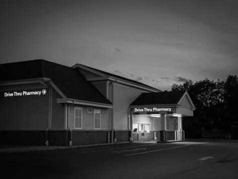 Drive Thru Pharmacy Stock Photos