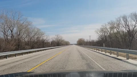 Drive trough a bridge Stock Footage 253721913