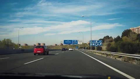 Drive to the vegetable market Stock Footage 126369823