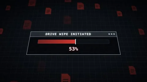 Drive wipe documents monochrome window shallow tilt perspective loop 動画素材 343624770