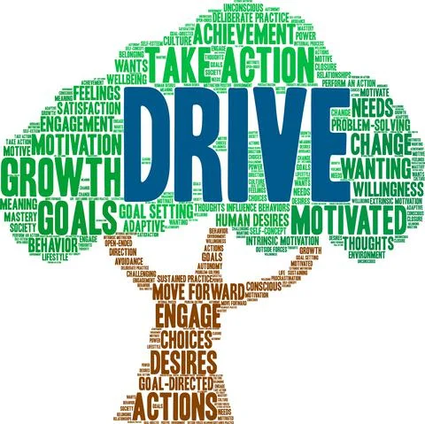 Drive Word Cloud 스톡 일러스트