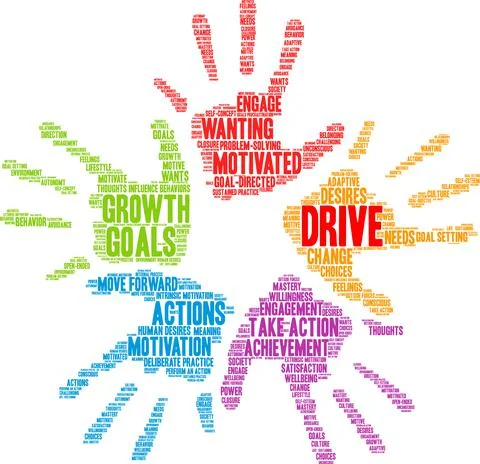 Drive Word Cloud 스톡 일러스트