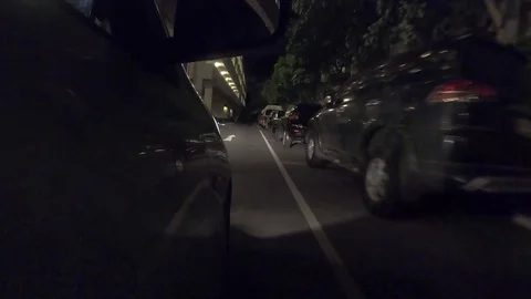 DriveCARnight01 Stock Footage 99093487