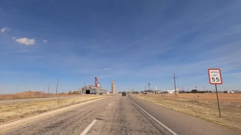 DrivePlate: Ropesville, Texas 스톡 동영상 255806234