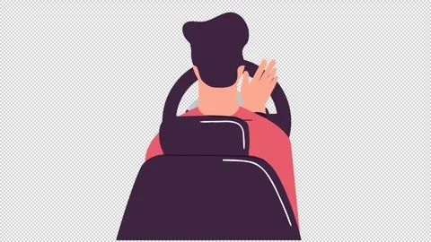 Driver Behind the Wheel Stock Footage 323492443