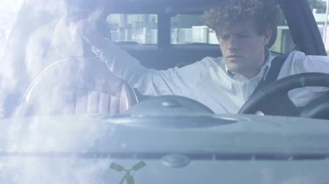 Driver in car Stock Footage 41495554