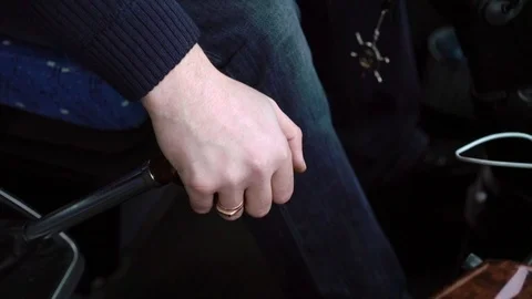 Driver in a car Stock Footage 85596380