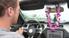 Hula dancer doll on Hawaii car road trip. Doll dancing on the dashboard in  front , #Aff, #road, #car, #Doll, #trip, #da…