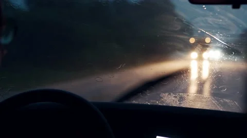 Driver in an emergency. the driver is trying to cope with the controls in the Видео 160048697