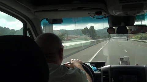 Driver of excursion taxi Stockbeeldmateriaal 39670510