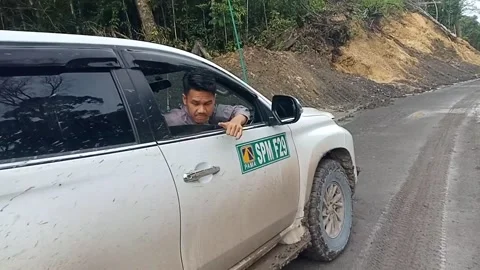 Driver goblok dan bego Video stock 225829083