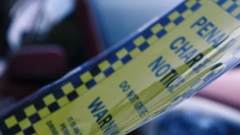 Driver looking at parking ticket Vídeo Stock 332240227