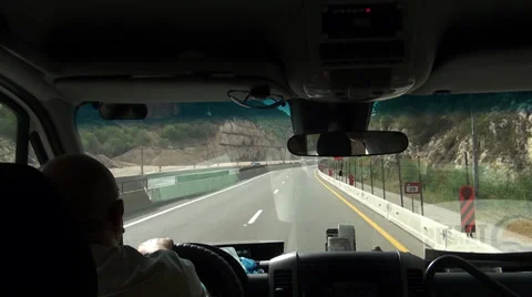 Driver manager by an excursion machine Stock Footage 39701386