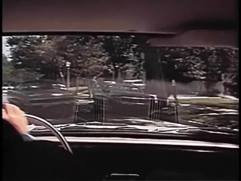 Driver narrowly misses hitting other car Stock Footage 260254588