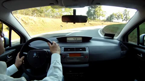 Driver pov 库存影片 33403835