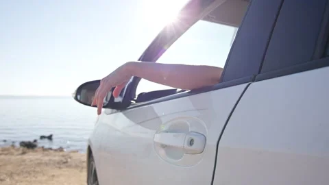 Driver resting. Stock Footage 221708793