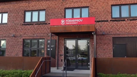 Driver test Sweden Stock Footage 282912326