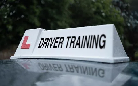 Driver Training Car 库存照片