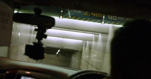 Driver On Underground Road Stock Footage 84481574