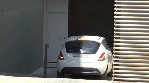 The driver who caused the multiple hit-and-run, released but without driver's li Video stock 309398160