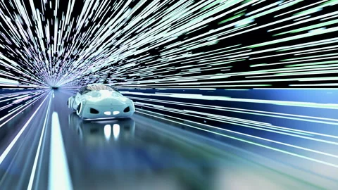 Driverless car or autonomous car Stock Footage 160656855