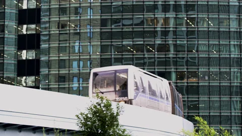 Driverless Computerized Train Video stock 151623686