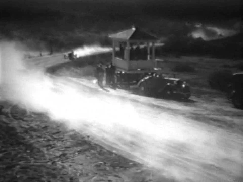Drivers compete in an auto race on Pikes Peak, in Colorado Springs, Colorado, in Stock Footage