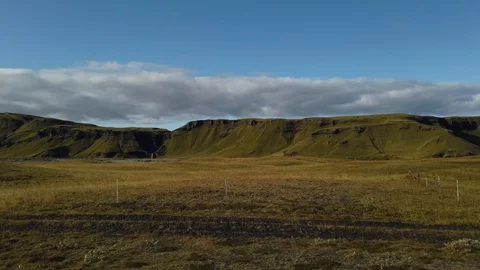 Drivers perspective of mountain road in Iceland, POV, view from car Stock-Footage 116064913