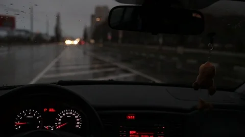 Driver's point of view Stock Footage 104221082