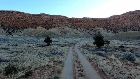 Driver's Seat of 4x4 Heading up Cache Valley Wash in Moab, Utah Video stock 261989377
