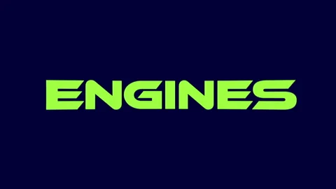Drivers Start Your Engines - Futuristic Sports Text Video Display Stock Footage 263324865