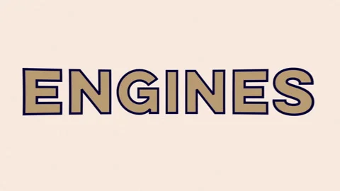 Drivers Start Your Engines - Retro Sports Text Video Display Stock Footage 263324895