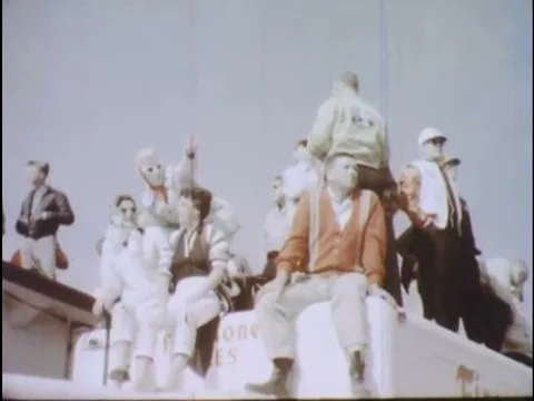 Drivers stop for pit stops but racer Tiny Lund keeps driving, during the 5th Video stock 74875368