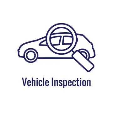 Drivers Test and License Icon Set and Web Header Banner Stock Illustration